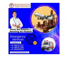 Hire Leading Charter Aircraft Ambulance Service in Raipur by Panchmukhi
