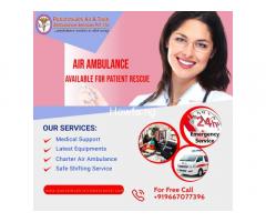 Select Full ICU Care Air Ambulance in Delhi by Panchmukhi