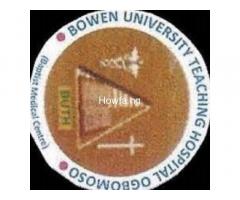 Bowen University Teaching Hospital,Ogbomosho 2022/2023 Session Admission Form