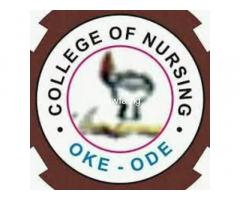 College Of Nursing, Oke-Ode,Kwara State 2022/203 Admission Forms are on sales